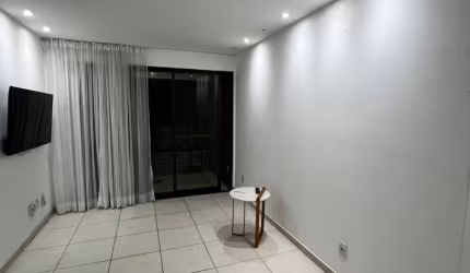 Lindo 2/4 semi  mobiliado com estrutura de resort