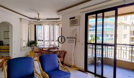 Apartamento com 3 suítes lado praia na enseada