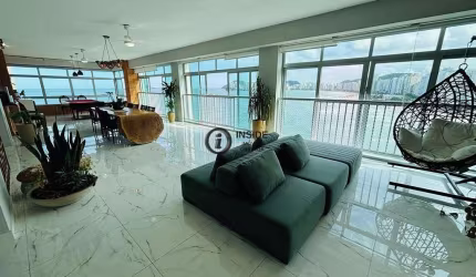 Apartamento a venda com 4 quartos e vista mar