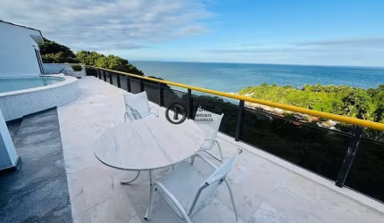 Cobertura no sorocotuba com 4 suítes e vista mar