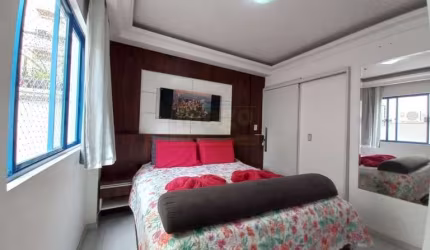 Apartamento para Venda no bairro Centro em Balneário Camboriú, 3 quartos sendo 2 suítes, 1 vaga, Mobiliado,