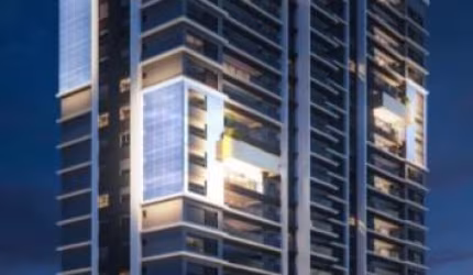 Apartamento com 3 suítes, 136 m² na Campo Belo com bancada e churrasqueira no terraço e ponto de água quente na cozinha.
