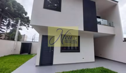Sobrado novo de esquina- 3 quartos com suite- Parque da Fonte-SJP