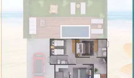 Casa em Condomínio à Venda - Camburi, São Sebastião - 190m2  - 3 suítes