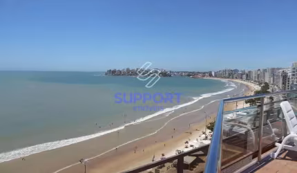 Apartamento de 3 quartos de frente para o Mar na Praia do Morro em Guarapari-ES- Support Corretora