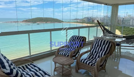 Apartamento Frente Mar com 4 dormitórios à venda - Enseada Azul - Guarapari/ES- Support Corretora d