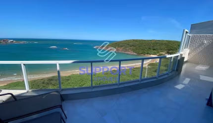 Cobertura Frente Mar com 4 dormitórios à venda - Enseada Azul - Guarapari/ES- Support Corretora de