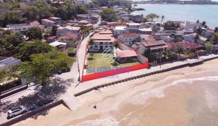 Espetacular Casa Duplex Frente Mar com terreno plano na paradisíaca Praia de Parati em Anchieta-ES