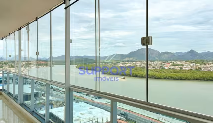 Apartamento 2 quartos no Centro, com vista para o mar e 2 vagas de garagem