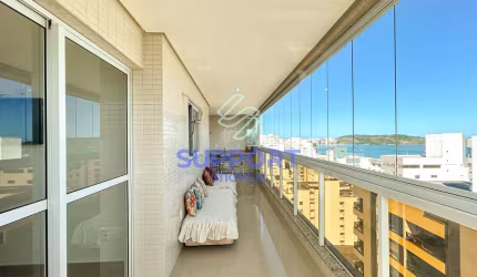 Apartamento 2 quartos na Praia do Morro, quadra do mar e vista para o mar
