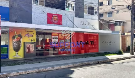 Loja comercial na Praia do Morro com 1 vaga, quadra do mar e vista para o mar