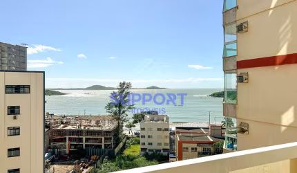 Apartamento 4 suítes na Praia do Morro com 3 vagas, lazer completo e vista para o mar, amplo e mode
