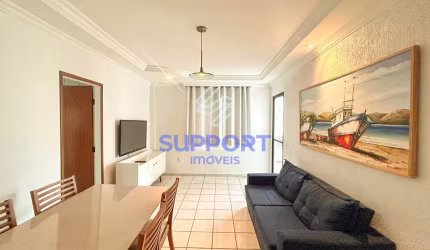 Apartamento 2 quartos na praia do morro com vista para o mar, varanda e ótima localização, aconcheg