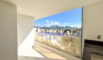 Apartamento 2 quartos na praia do morro com suíte, varanda, 1 vaga e lazer completo, moderno