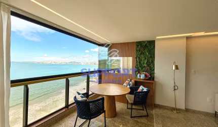 Apartamento 4 suítes na praia do morro com vista para o mar, decorado, completo e sofisticado