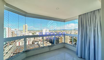 Apartamento 3 quartos na Praia do Morro, com sacada, 2 vagas e lazer completo, alto e moderno