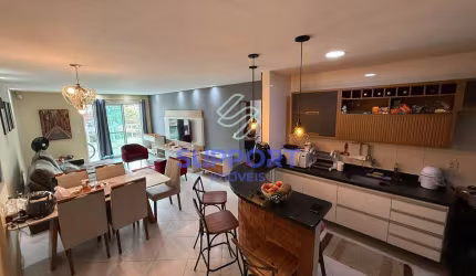 Apartamento 2 quartos na Praia do Morro com suíte, sacada skin glass, lazer completo e confortável
