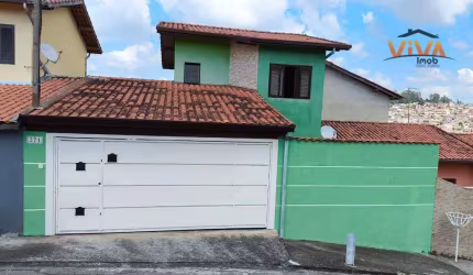 Sobrado com 2 dormitórios, 3 vagas e quintal à venda por R$ 550.000 - Serpa - Caieiras/SP