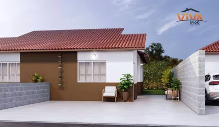 Casa térrea 2 dormitórios, vaga, parcela entrada , 58 m²  R$ 274.900 - Chácaras Bom Tempo - Franco da Rocha/SP