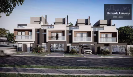 C-SO0961 Alto Padrão em Santa Felicidade, Sobrado de Esquina, 247m² - 3 Suítes, 4 Vagas