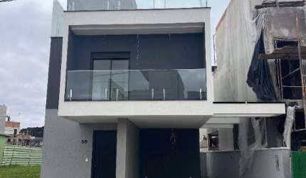 Sobrado em condominio fechado com 3 dormitórios à venda, 116 m² por R$ 1.170.000 - Santa Cândida - Curitiba/PR