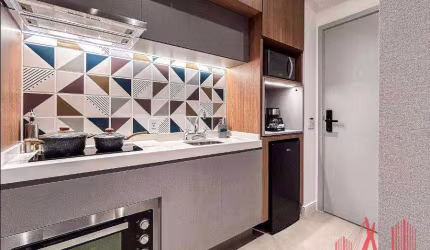 Studio com 1 dormitório para alugar, 24 m² por R$ 4.963,11/mês - Pinheiros - São Paulo/SP