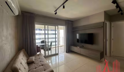 Apartamento MOBILIADO para Locação com 1 dormitório, 1 vaga de garagem, com 40 m² - Moema