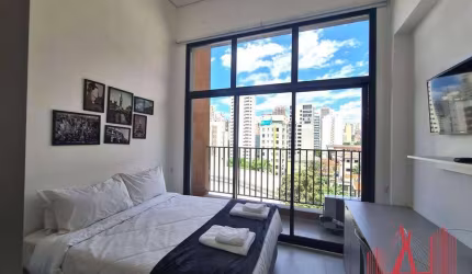 Apartamento Studio MOBILIADO à Venda com 1 dormitório, com 27 m² - Perdizes