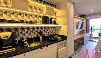 Apartamento Studio MOBILIADO para Locação com 1 dormitório, com 25 m² - Vila Clementino