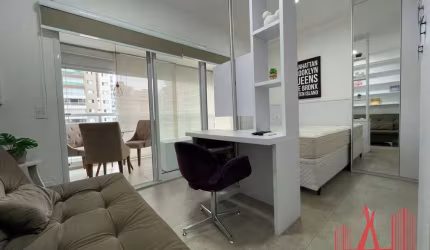 Apartamento Studio MOBILIADO à Venda ou Locação com 1 dormitório, 1 vaga de garagem, com 35 m² - Consolação