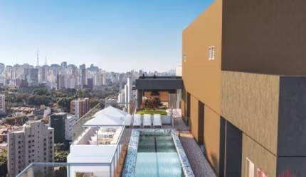 Studio com 1 dormitório para alugar, 27 m² por R$ 3.645,19/mês - Vila Clementino - São Paulo/SP