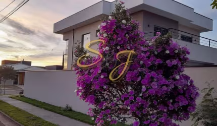 CASA SOBRADO COM QUATRO SUITES A VENDA NO PARQUE BRASIL 500- COND. TERRAS DO CANCIONEIRO- PAULÍNIA SP