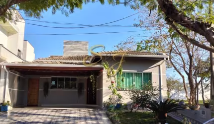CASA TERREA COM TRÊS SUITES A VENDA NO BAIRRO CASCATA- COND. CAMPOS DO CONDE - PAULÍNIA SP