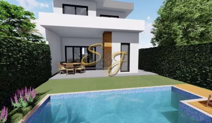 CASA SOBRADO COM TRÊS QUARTOS A VENDA NO BAIRRO SÃO BENTO - COND. TERRAS DA ESTÂNCIA - PAULÍNIA SP