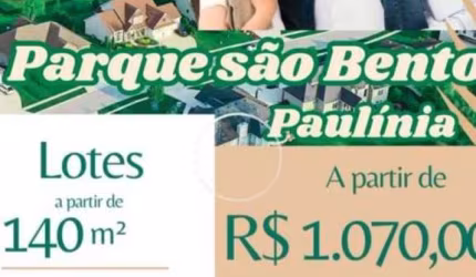 Terreno para Venda em Paulínia, Balneário Tropical