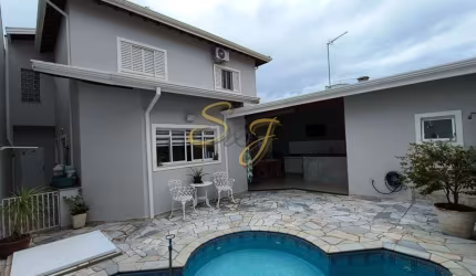Sobrado Condominio Okinawa comTrês Suítes, escritório e Piscina com hidro -Paulínia-SP