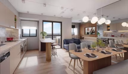 Apartamento Studio Soma Galeria à venda, Vila Mogilar, Mogi das Cruzes, SP, 1 dorm, andar alto