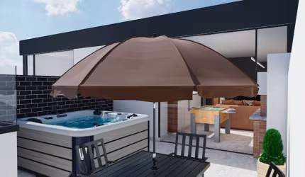Lançamento Sobrado à venda, Jardim Bela Vista, Santo André, SP, 3 suítes, 140², ponto para Jacuzzi