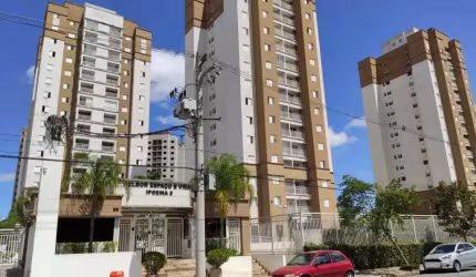 Apartamento Helbor Espaço e Vida ipoema II semi mobiliado à venda, Cézar de Souza, Mogi das Cruzes,