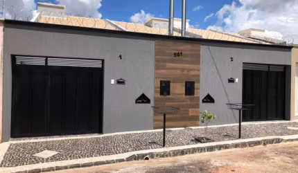 Casa Geminada para Venda em Uberlândia, Jardim Holanda, 2 dormitórios, 1 suíte, 2 banheiros, 2 vagas