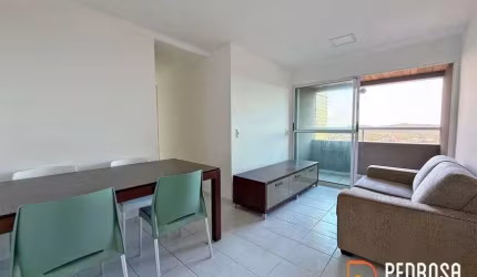 Apto com 57 m2 - 2 quartos (1 suíte) - Verano Ponta Negra - Semi mobiliado - Andar alto - 1 vaga