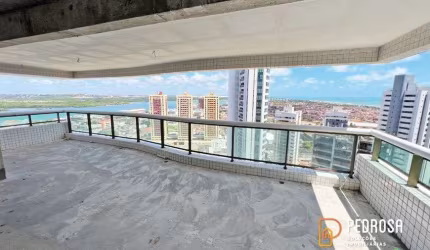 Apartamento com 220 m2 - 3 suítes - Terrazzo Potengi - Petrópolis - Vista Mar - Escriturado