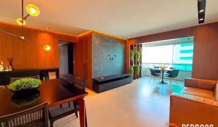 Apto com 124 m2 - 3 suítes - Corais de Lagoa Nova - Reformado - Andar alto - 2 vagas - Financiável