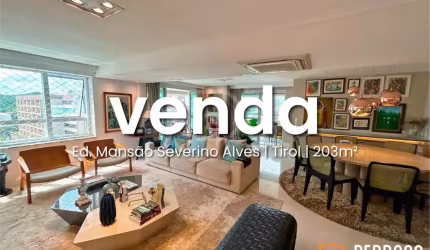 Apto - 203m2 - Alto Padrão - 3 suítes - escritório - dependência - 3 vagas  - carregamento veicular