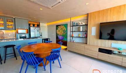 Apartamento em Petrópolis com 104 m² - 2 quartos (1 suíte)- 2 vagas- Palazzo Cristal