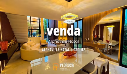 Casa duplex em Alphaville - 300 m² - alto padrão - 3 quartos - 4 vagas
