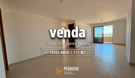apartamento para venda com 111 m² | 3 suítes | Varanda Gourmet | 2 vagas em Lagoa Nova Natal/RN