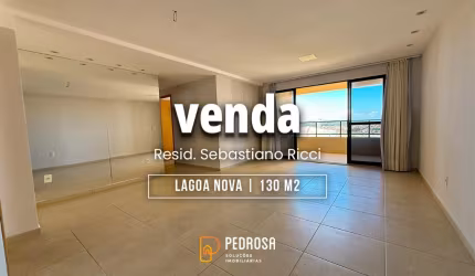 apartamento para venda com 130m² | 3 suítes | varanda gourmet | lado sombra | 3 vagas em Lagoa Nova Natal/RN
