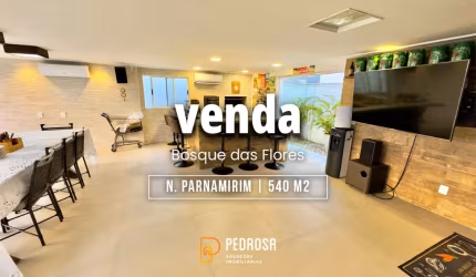 Casa Triplex para venda com 540m2 | 4 suítes | Energia Solar | Pub de música privativo na cidade dos Bosques Parnamirim/RN