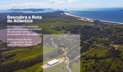 ÚLTIMAS UNIDADES DO ROTA DO ATLANTICO, LANÇAMENTO DE LOTES A POUCOS MINUTOS DA PRAIA DO SIRIÚ